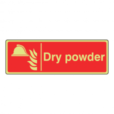 Photoluminescent Dry Powder Sign (Landscape)