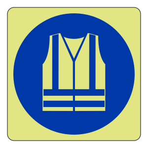Photoluminescent High Visibility Clothing Sign (logo)