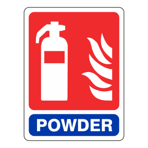 General Powder Extinguisher Sign