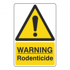Warning Rodenticide Sign