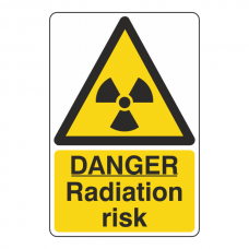 Danger Radiation Risk Sign
