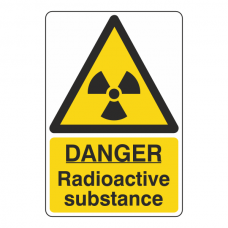Danger Radioactive Substance Sign