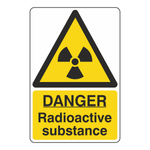Danger Radioactive Substance Sign