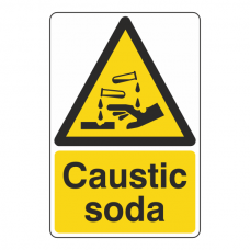 Caustic Soda Sign