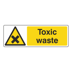 Toxic Waste Sign (Landscape)