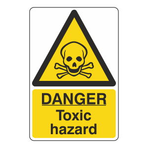 Danger Toxic Hazard Sign