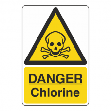 Danger Chlorine Sign