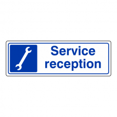 Service Reception Sign (Landscape)