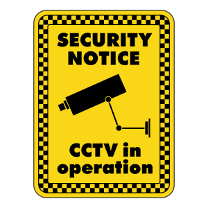 CCTV In Operation Security Sign