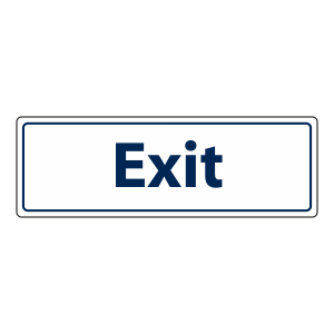Exit Sign (Landscape)