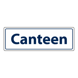 Canteen Sign (Landscape)