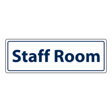 Staff Room Sign (Landscape)