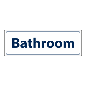 Bathroom Sign (Landscape)