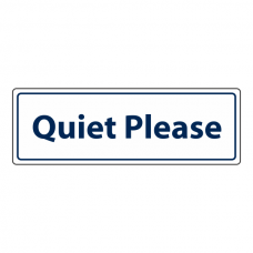Quiet Please Sign (Landscape)