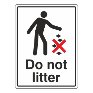 Do Not Litter General Sign