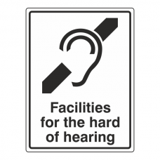 Facilities For The Hard Of Hearing Sign