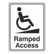 Ramped Access Sign