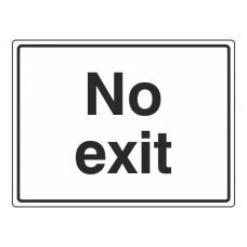 No Exit General Sign (Large Landscape)