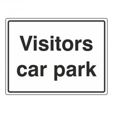 Visitors Car Park Sign (Large Landscape)