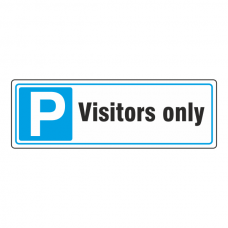Parking - Visitors Only Sign (Landscape)