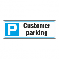 Parking - Customer Parking Sign (Landscape)