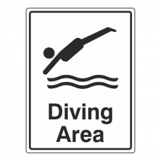 Diving Area Sign