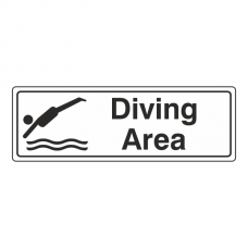 Diving Area Sign (Landscape)