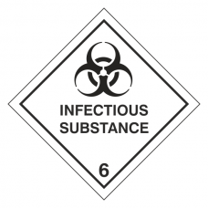 Infectious Substance Hazard Warning Label
