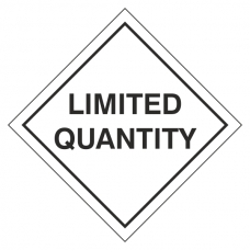 Limited Quantity Hazard Warning Label