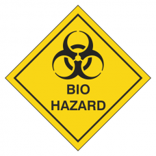 Bio Hazard Hazard Warning Label