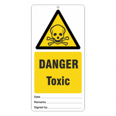 Danger Toxic Tie Tag