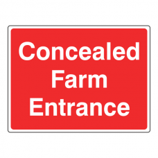 Concealed Farm Entrance Sign (Large Landscape)