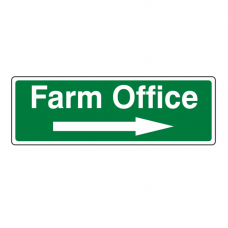 Farm Office Arrow Right Sign (Landscape)