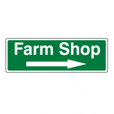 Farm Shop Arrow Right Sign (Landscape)
