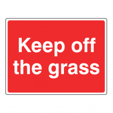 Keep Off The Grass Farm Sign (Large Landscape)