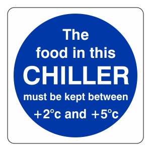 The Food In This Chiller Sign (Square)