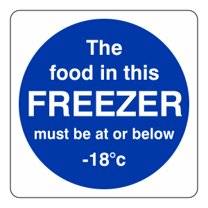 The Food In This Freezer Sign (Square)