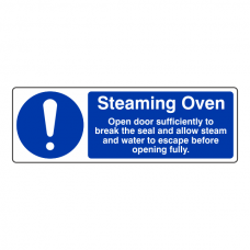 Steaming Oven Sign (Landscape)