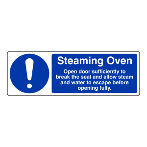 Steaming Oven Sign (Landscape)