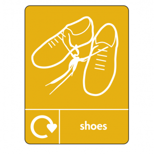 Shoes Recycling Sign (WRAP)