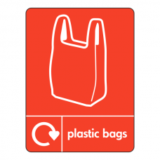 Plastic Bags Recycling Sign (WRAP)