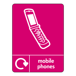 Mobile Phones Recycling Sign (WRAP)