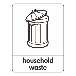 Household Waste Recycling Sign (WRAP)