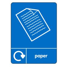 Paper Recycling Sign (WRAP)