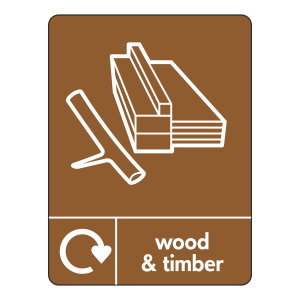 Wood & Timber Recycling Sign (WRAP)