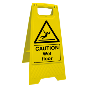 Caution Wet Floor  Stand