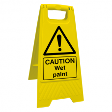Caution Wet Paint Floor Stand