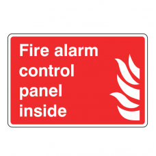 Fire Alarm Control Panel Inside Sign