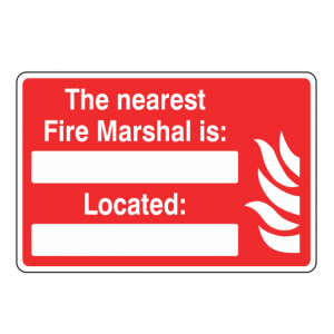 The Nearest Fire Marshal Is Sign