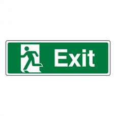 Final Exit Man Left Sign